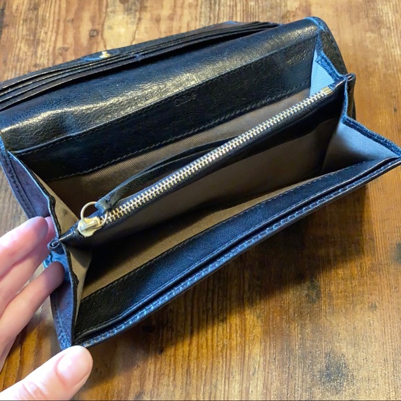 Authentic Chloe Canvas and Leather Long Wallet - Picture 11 of 16